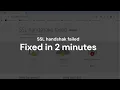 SSL Handshake Failed Cloudflare Error 525 - Fixed Under 2 Minutes