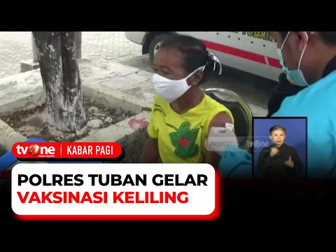 Polres Tuban Gelar Vaksinasi Keliling untuk Warga Tunawisma