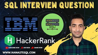 IBM Data Engineer SQL Interview Question Hacker Rank Online Test