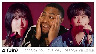 Download Jin - 'Don't Say You Love Me' \u0026 'Loser (feat. YENA)' LIVE Was VOCALLY AMAZING! (Reaction) MP3