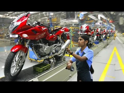 Download MP3 Bajaj Motorcycles Factory 2024: Manufacturing Indian Bike BAJAJ – Production & Assembly line