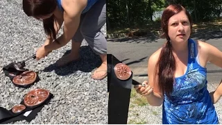 raging heel wife destroys wwe replica belts so she thinks 