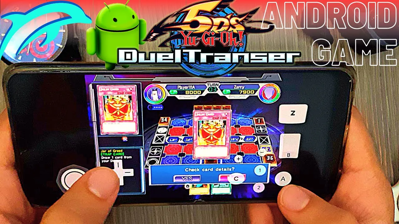 Yu-Gi-Oh! 5D's Duel Transer Android Gameplay - Dolphin Wii Emulator - Mobile 2022