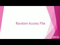 Random access file