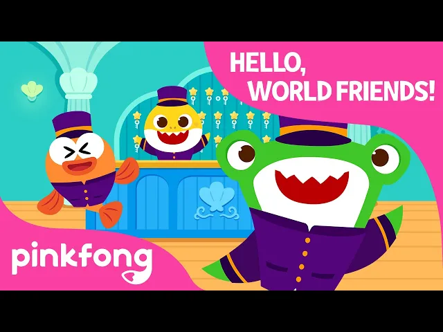 Download MP3 Say Hello and Goodbye | Around the World with Baby Shark | Pinkfong Songs for Children