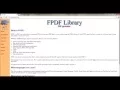 Create PDF using PHP - FPDF