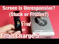 Fitbit Charge 5 Screen is Unresponsive Frozen Stuck Fixed