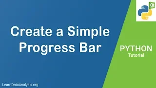 Create a Simple Progress Bar with PyQt5 in Python PyQt Tutorial