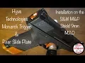 Hyve Trigger and Slide Plate Installation on M P Shield 9mm 2 0