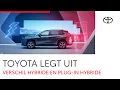 Download Lagu Toyota legt uit - Wat is het verschil tussen een hybride en een plug-in hybride auto?