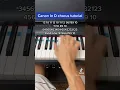 Canon In D easy piano tutorial!