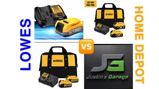 Depot vs Lowes Dewalt BOGO and the Power Stack