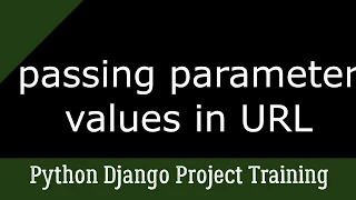 Passing parameter in URL path