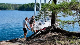Scandinavian MOORING at its BEST! Would you DARE? 😱 – Ep. 221 RAN Sailing