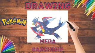 Drawing Mega Garchomp How much can I progress