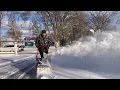 Ariens S18 snow blower first start and extended use
