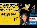 Install Apache Tomcat 11 with JDK 17 on Linux Step by Step Tutorial September 2025