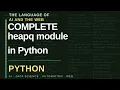 heapq module in Python