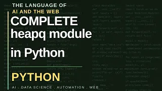 heapq module in Python