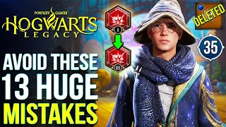 Hogwarts Legacy - 13 Huge Mistakes That Might Ruin Your Character Hogwarts Legacy Tips Tricks