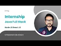 Java Full Stack Developer Internship Opportunity in Pune