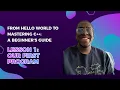 C Course Lesson 1 Our First Program From Hello World to Mastering C A Beginner s Guide