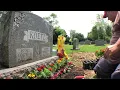 Graveside family tradition