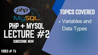 Master PHP Variables Data Types in 8 Minutes
