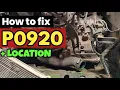 P0920 P0920 Gear Shift Forward Actuator code p0920 p0920 obd2 dtc p0920