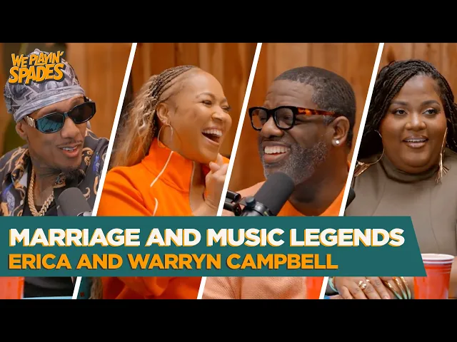 Video: Warryn & Erica Campbell on Marriage, Faith & Spades | We Playin' Spades