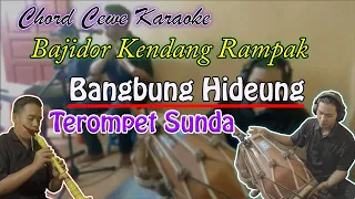 bangbung hideung karaoke chord cewe bajidor terompet sunda kendang rampak