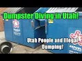 DUMPSTER DIVING Utah Loves to Dump Illegally in Public School Dumpsters