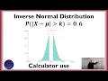 Inverse Normal Distribution Casio Calculator