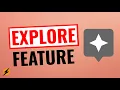 Explore feature in Google Docs and Slides