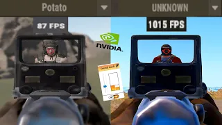 BEST RUST PVP SETTINGS NEW COMMANDS FPS BETTER COLOR 2024