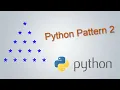 Python Pattern 02 Tutorial in Hindi Easy to Understand 2021
