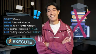 How I would become a data analyst in 6 months today - No tech background No uni degree