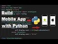 Build Mobile App with Python Kivy Python Tutorial Python Project