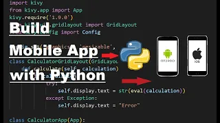 Build Mobile App with Python Kivy Python Tutorial Python Project