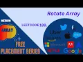 Rotate Array Leetcode 189 Array questions for Interview DSA in Java Javascript