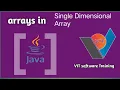Single Dimensional Arrays