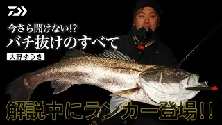 [シーバス]今さら聞けない！？バチ抜けのすべて 大野ゆうき