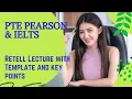 Retell Lecture with Template How to use Template