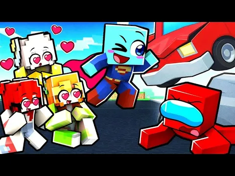 Video Thumbnail: Jugando como UN SUPERHÉROE BEBÉ para Ligar con Chicas en Minecraft!