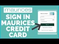 Maurices Credit Card Login How To Sign In Maurices Credit Card 2022