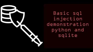 Basic SQL injection demonstration sqlite