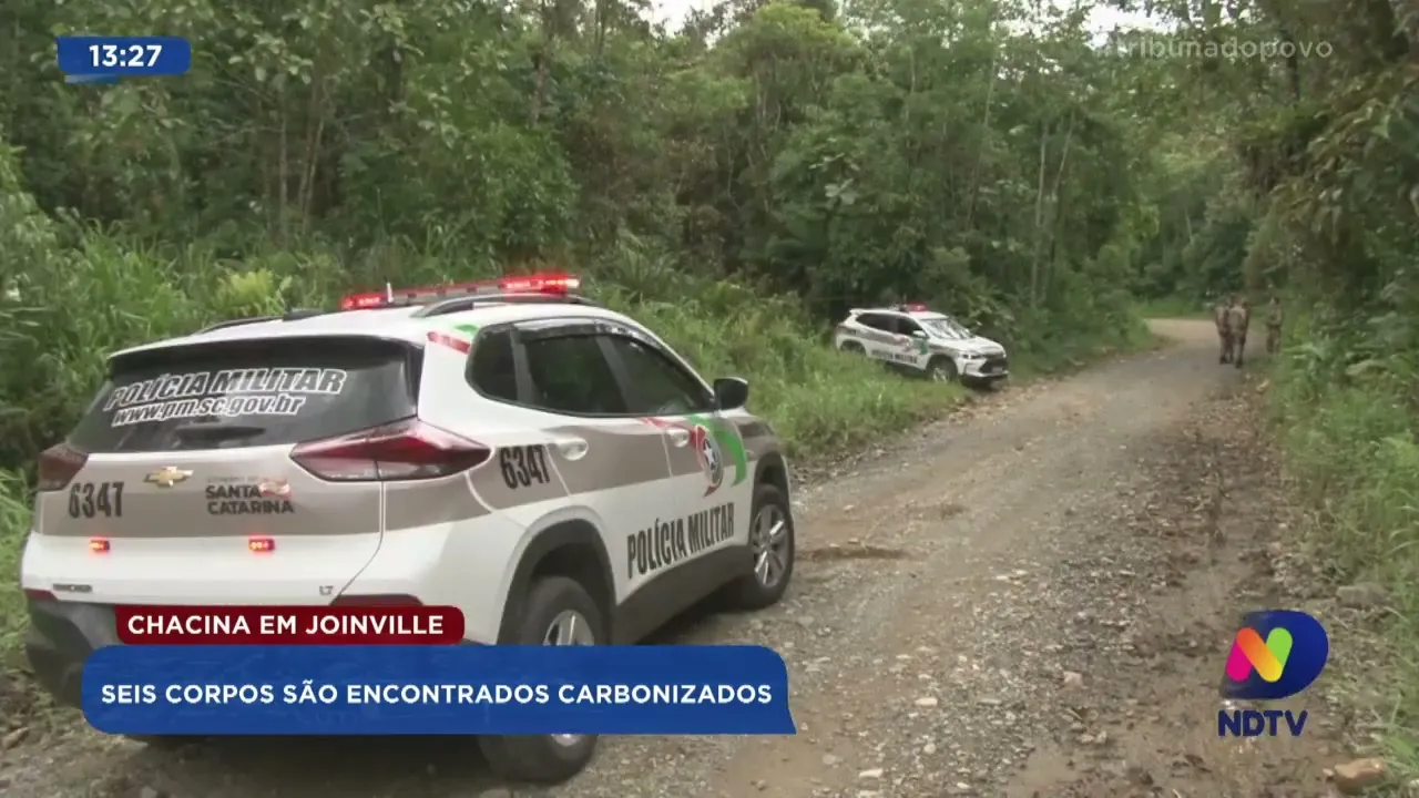 Chacina em Joinville: seis corpos são encontrados carbonizados