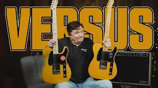 How Good is the Squier Affinity Telecaster Compared to the American Pro II Telecaster - VERSUS