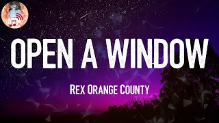 rex orange county open a window lyric video 