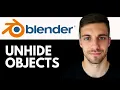 How to Unhide Objects in Blender 2026 Blender Tutorial
